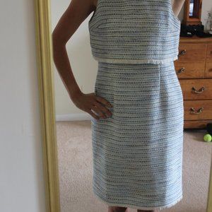 Ann Taylor Knee-Length Tweed Work Dress